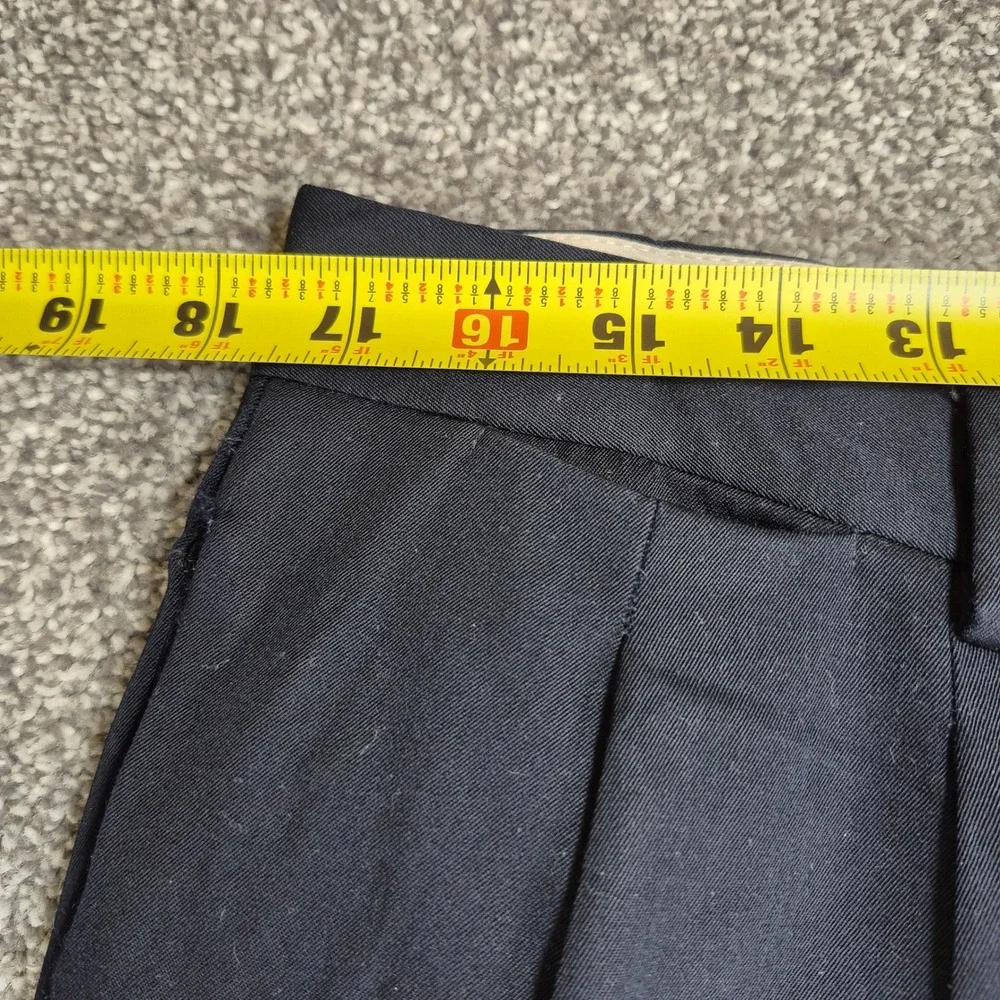 Vintage Banana‎ Republic Pleated Pants Mens 36 Navy Blue Wool Made in Italy